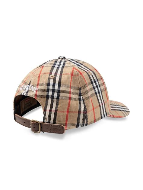 burberry x supreme hat|Burberry hat women.